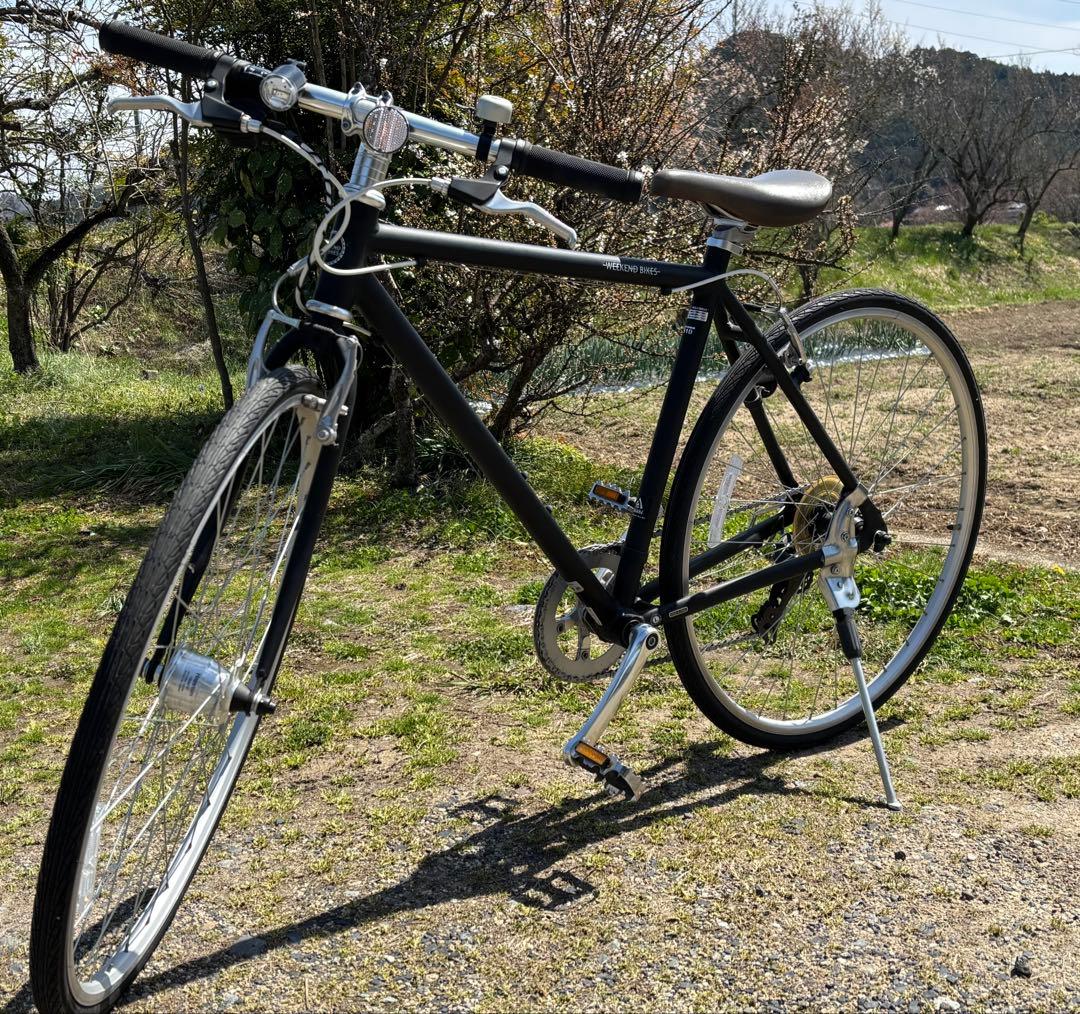 【よ】津山市近辺引渡限定 WEEKEND BIKES 510 黒 700c