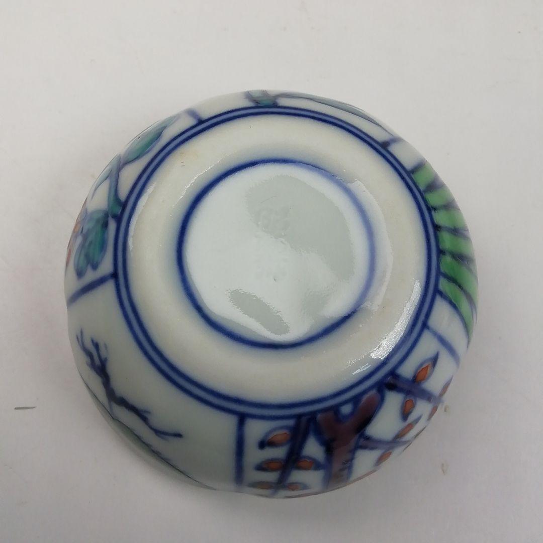 Ｔ８３９　香合　『干支　色絵　戌』『平安　高野昭阿弥 造』　共箱　茶道具