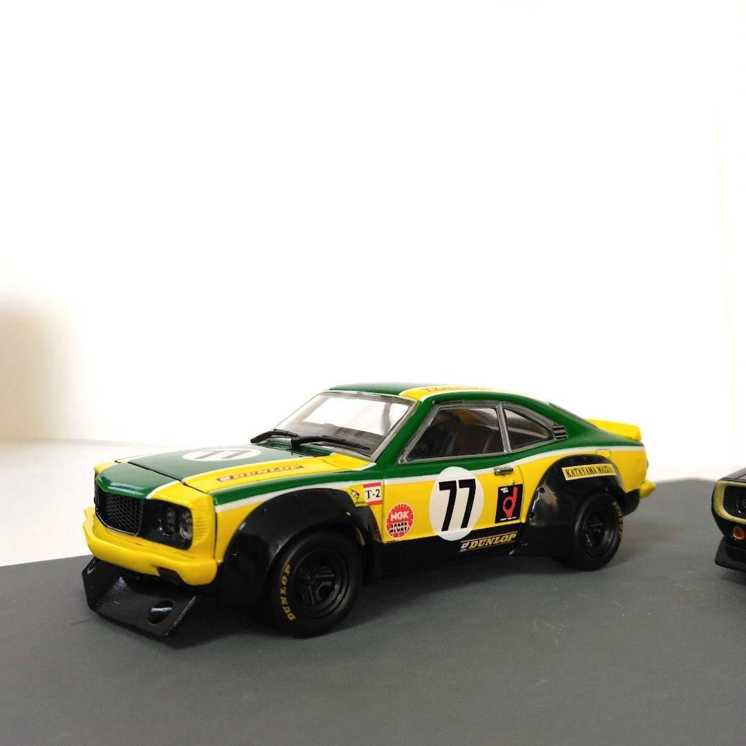 京商 サバンナRXー3　 エブロ ケンメリレーシング ジオラマ1/43ミニカー