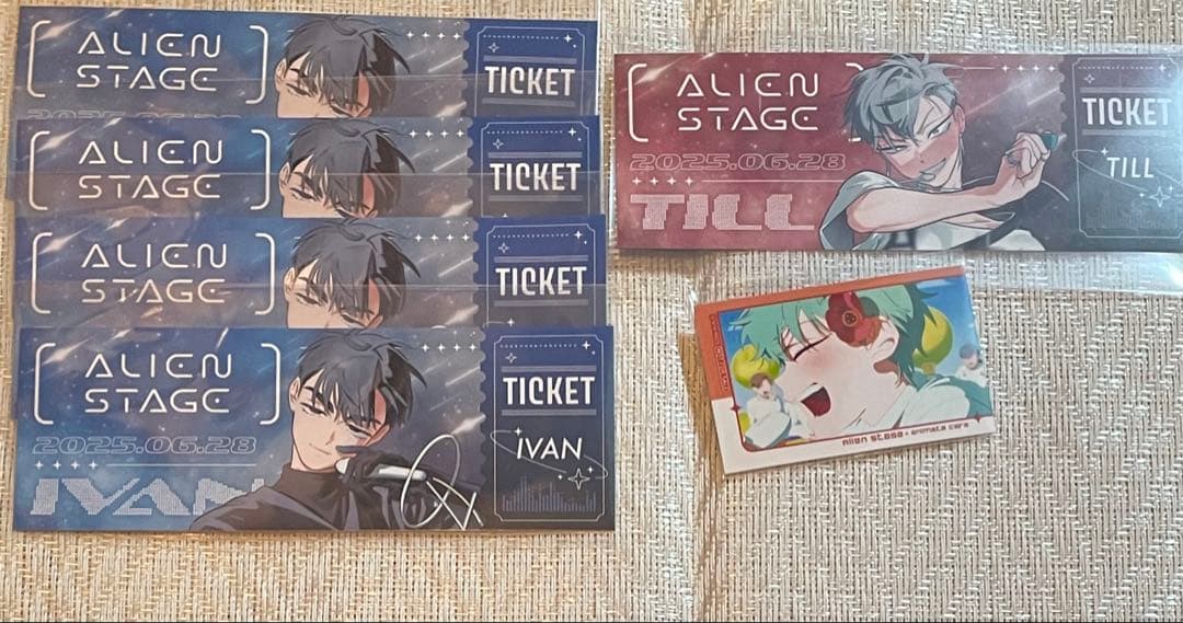 エイリアンステージ イヴァン ティル アクスタ フィギュア 箔押し マグネット