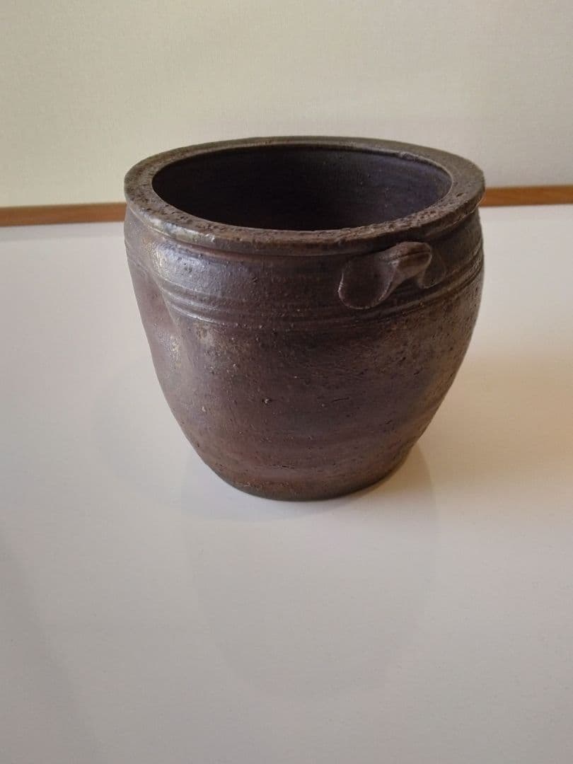 古美術品　金重陶陽　備前　火入れ