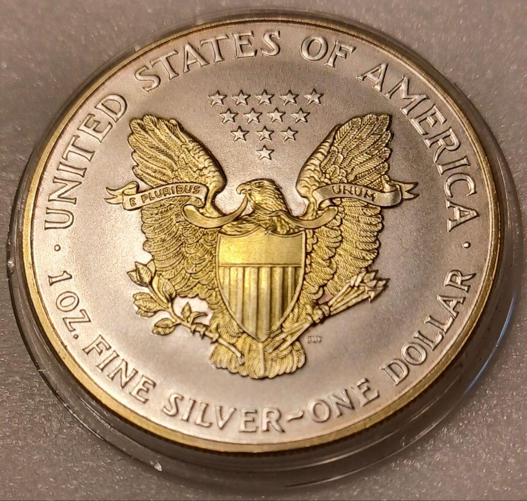 独特の輝き 2000年 アメリカ イーグル銀貨 純銀(.999)