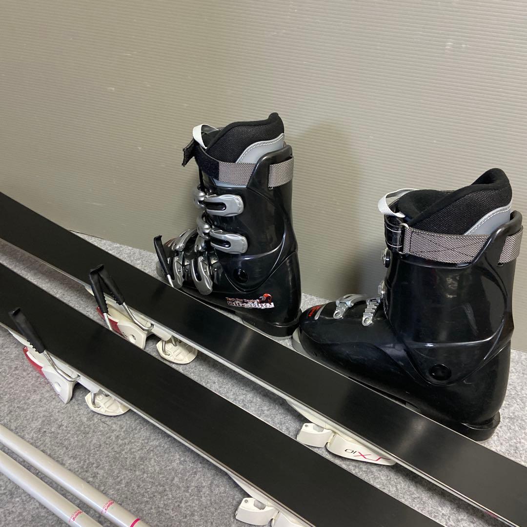 ★メンテナンス済　大人スキーセット　板145cm ブーツ24~24.5cm