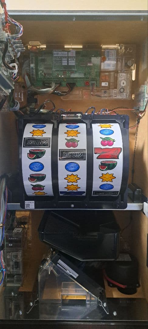 【引取限定】パチスロ実機　5.9号機 ディスクアップ青パネル