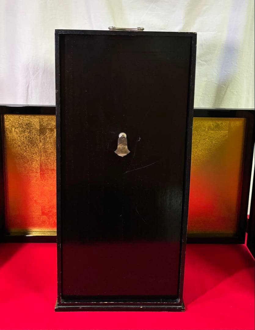 利久好み 黒漆 短冊箱 14点 水差 茶碗 建水 棗 柄杓 香合 五徳 茶道具