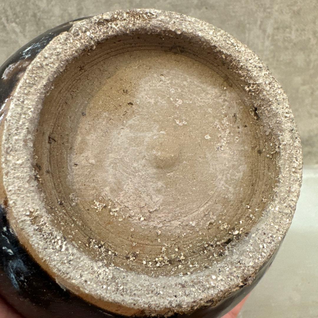 19世紀.壺屋焼.髪油壺