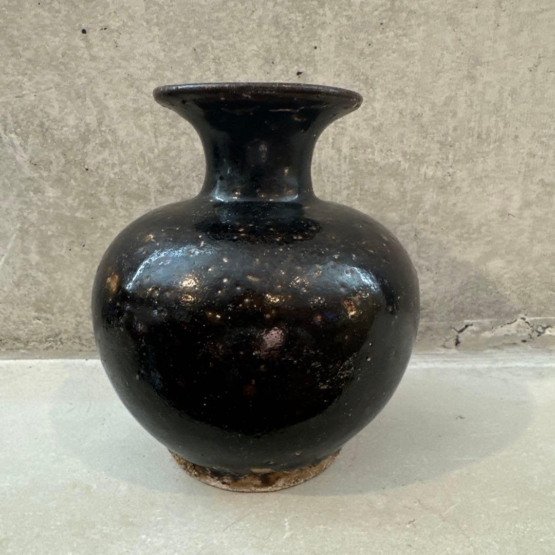 19世紀.壺屋焼.髪油壺