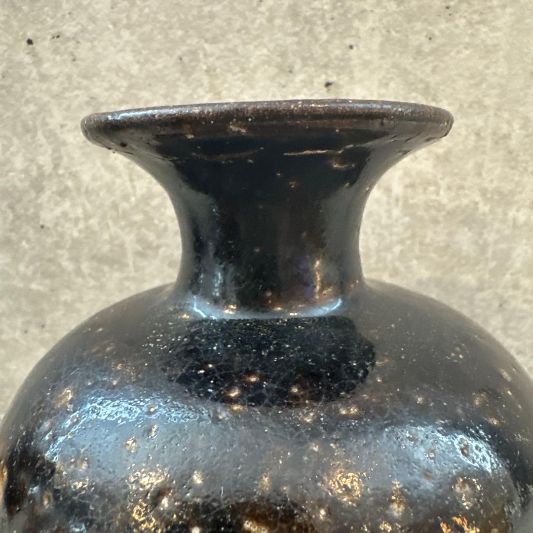 19世紀.壺屋焼.髪油壺