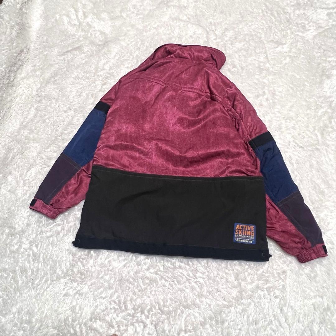 DESCENTE スノーウェア　ハーフジップ　スキーウェア　セットアップ