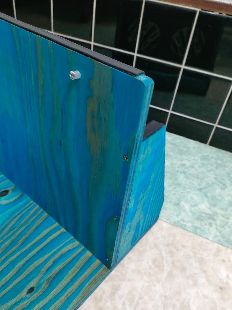 スノーボードスタンドラック　１本用　NEW COLOR　アクアブルーハンドメイド