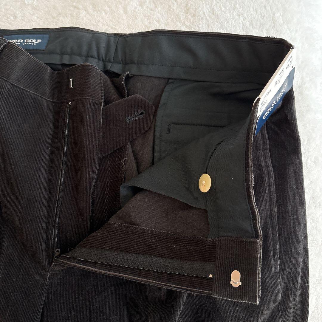 【未使用品】POLO GOLF ポロゴルフラルフローレン メンズパンツ　黒33