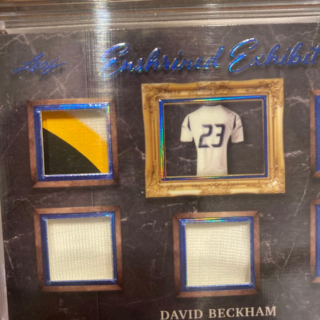 Leaf デイビッドベッカム　ジャージメモラビリア　限定１２枚