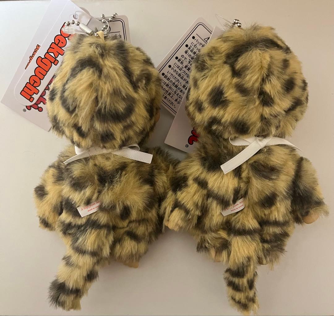 モンチッチCOLORSヒョウ柄キーチェーン2体セット バラ売り可