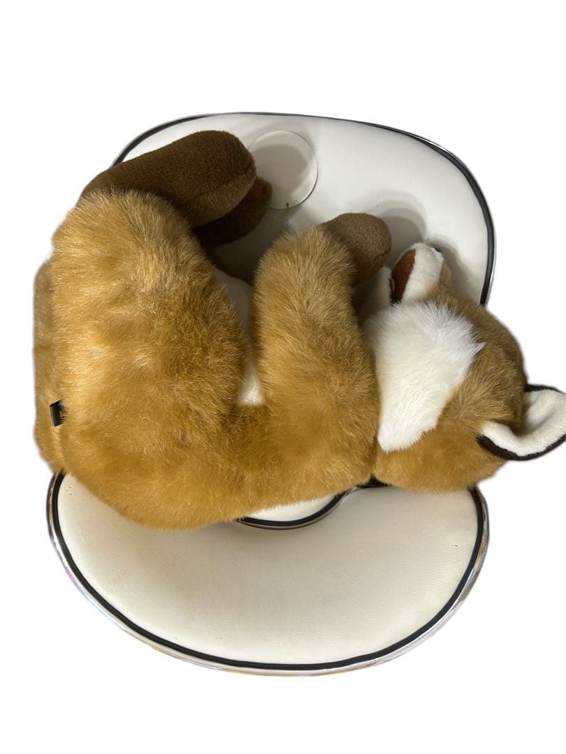 ヴィンテージ/北海道　きつね　大きなふわふわぬいぐるみ