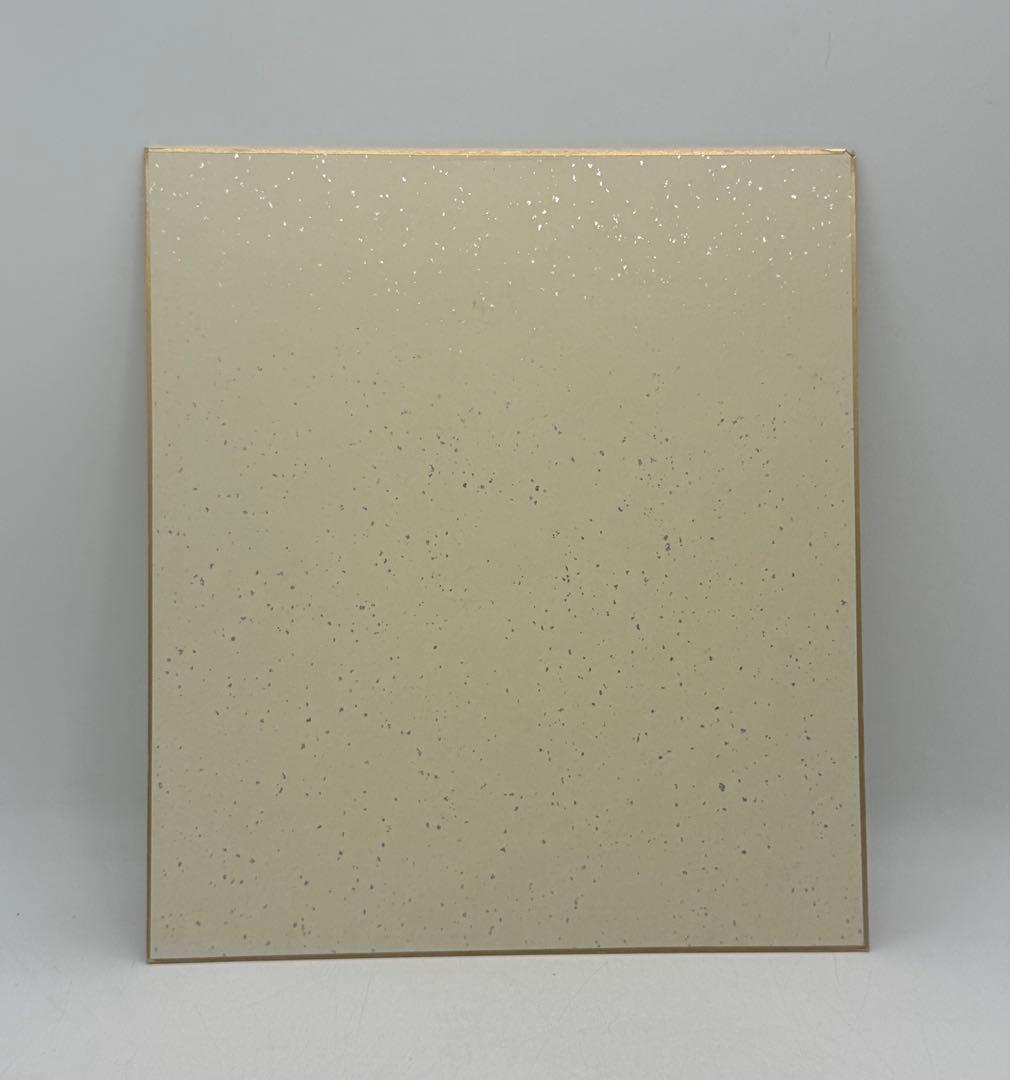 坂田栄寿筆　洗心　肉筆　色紙　名人作　送料込み250716