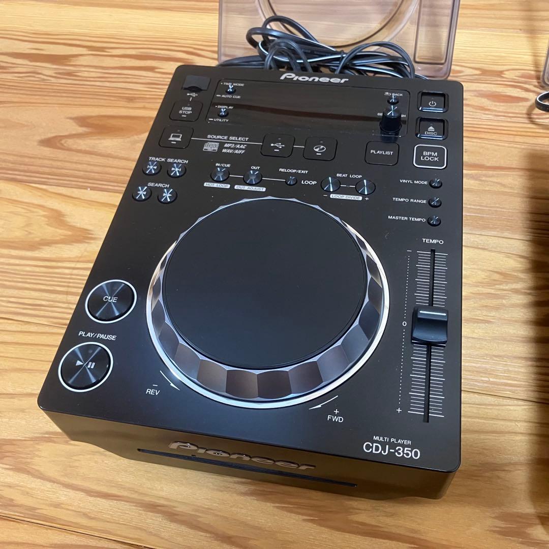 Pioneer CDJ-350 2台セット 保護カバー付き