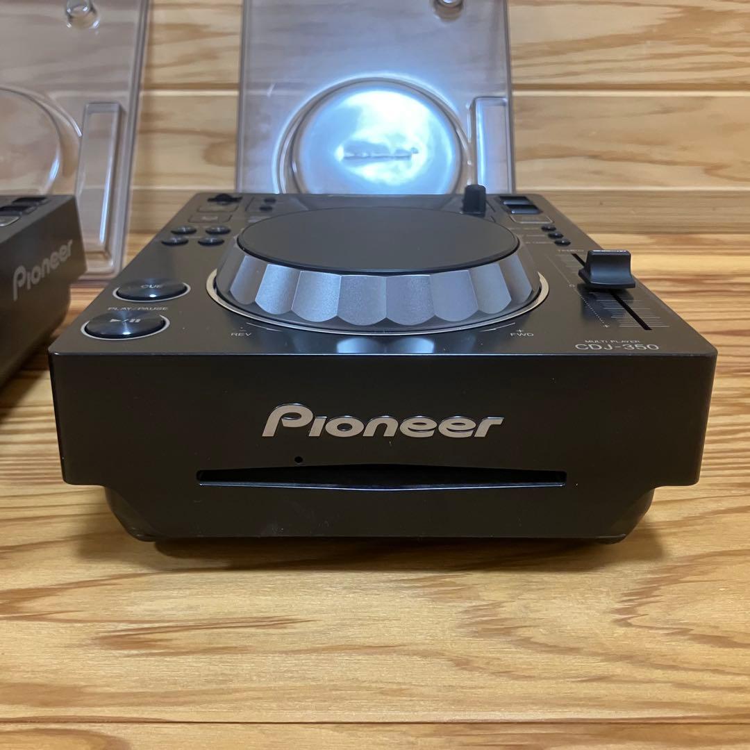 Pioneer CDJ-350 2台セット 保護カバー付き