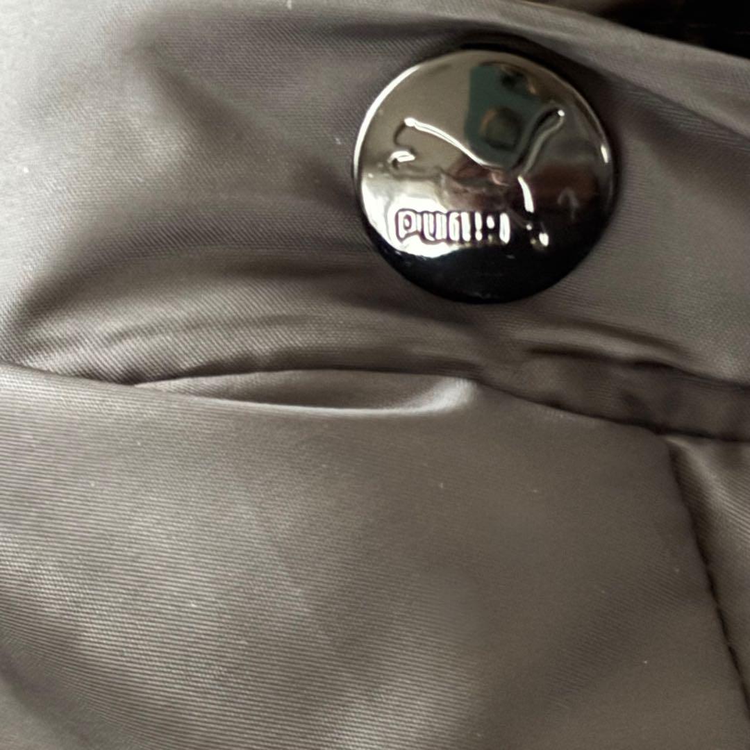 美品✨ プーマ ロングダウンジャケット ベンチコート 黒 ブラック L〜O