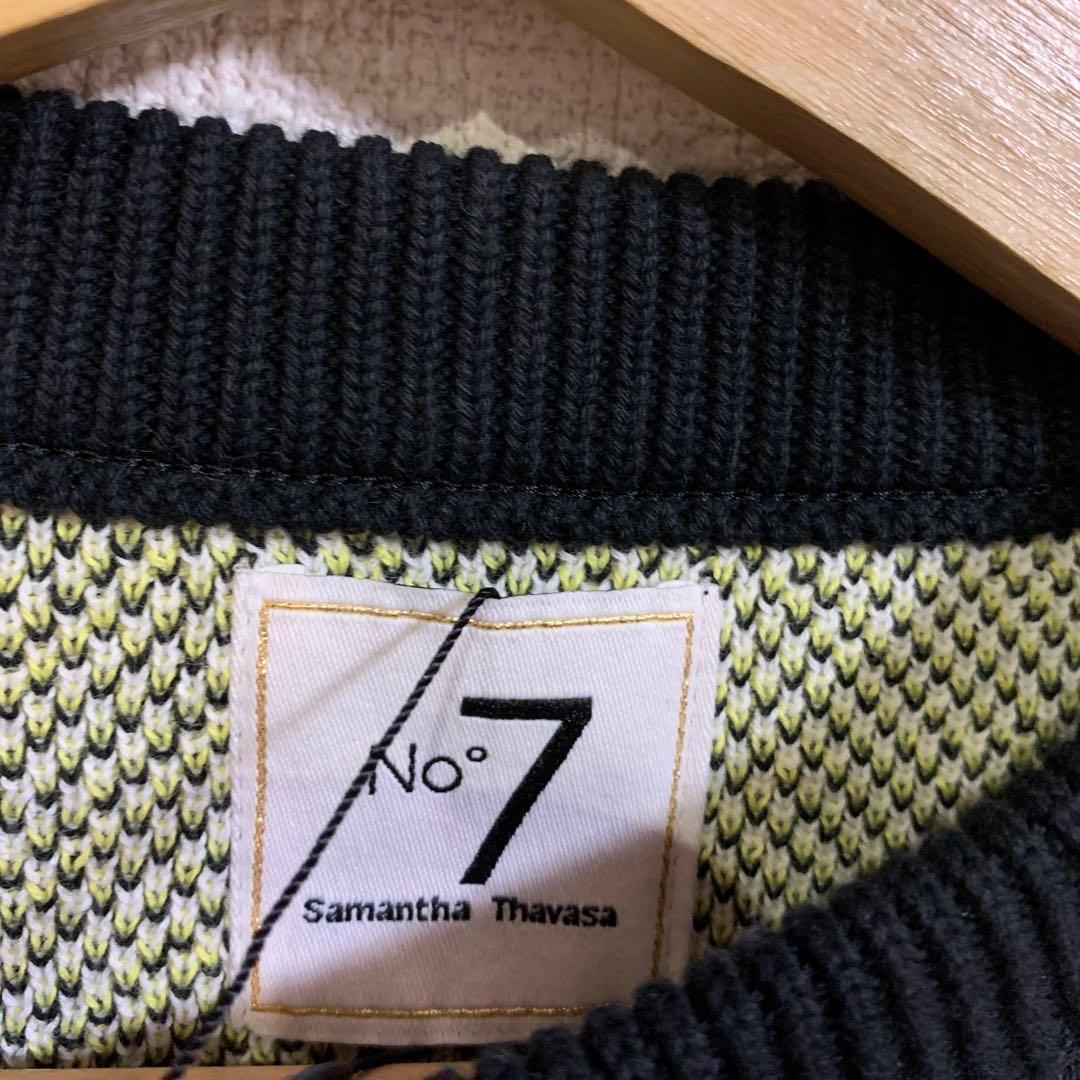 サマンサタバサ ナンバー7 セーター セレブ 高級 高貴 グリーンに映える レア