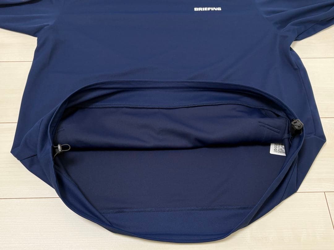 未使用)ブリーフィング ゴルフ パーカー フーディ メンズ サイズL ネイビー