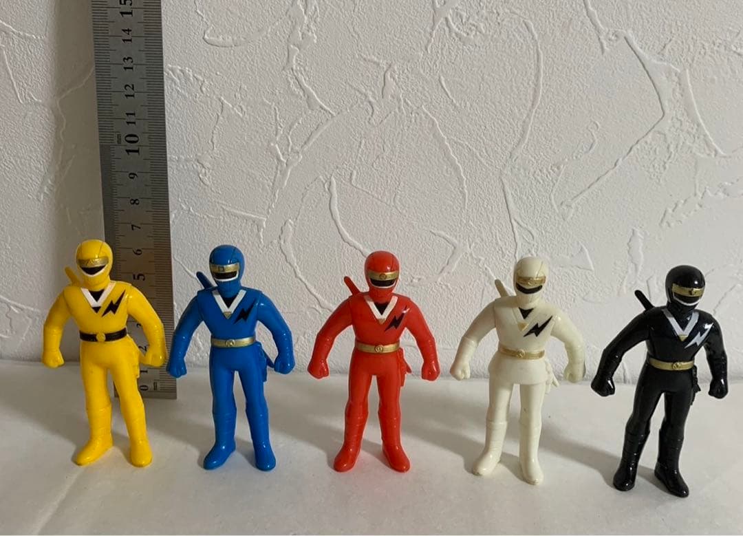 ⚠️レア　コンプリート　忍者戦隊カクレンジャー　ミニソフビ　食玩　５種セット