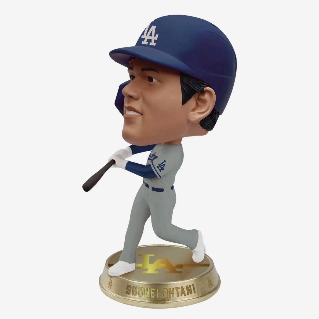 大谷翔平【限定】金台座 ボブルヘッド　ドジャース ゴールド ビジターユニフォーム