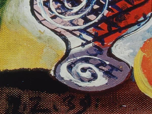 パブロ・ピカソ、花瓶と花と果物、希少な額装用限定画集より、新品額装付