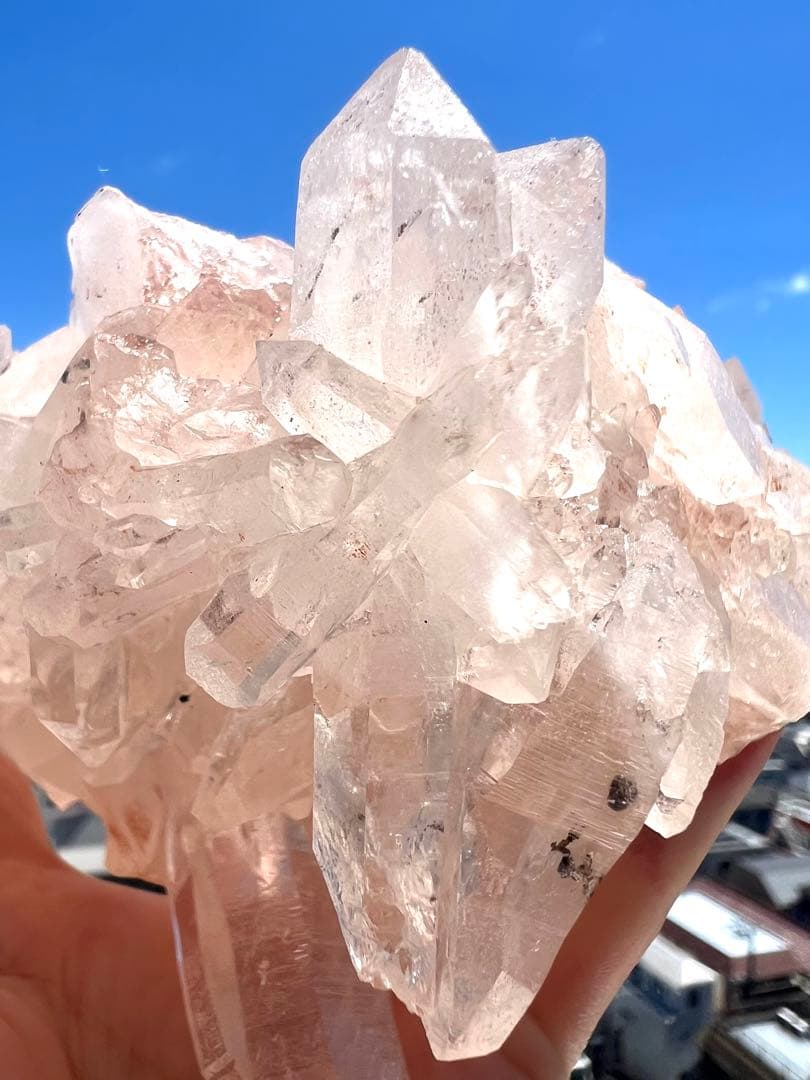 美✨希少✨AAAAピンクヒマラヤレムリアンの神殿✨美しい大天使の女神✨翼のドレス