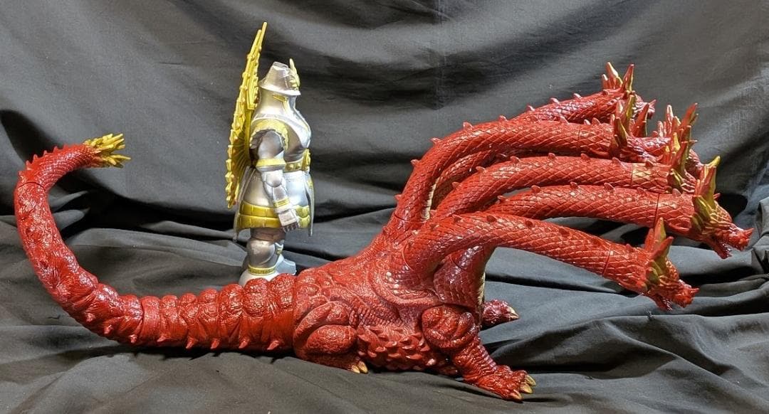 「ヤマトタケル」ヤマタノオロチ＋ウツノイクサガミ（バンダイ）ソフビフィギュア