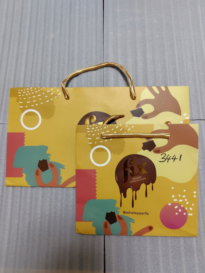 【ぷぅ】ドバイチョコレート FIX（6枚セット）袋2枚付き