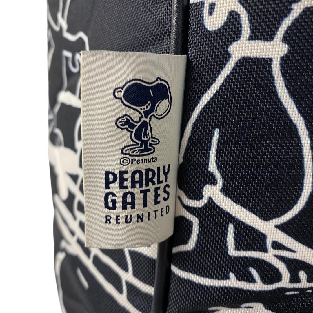 パーリーゲイツ スヌーピー キャディバッグ ブラック ホワイト 9.5型 6分割