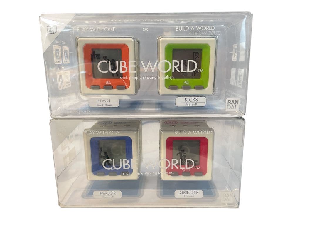 BANDAI CUBE WORLD 4個セット 未開封