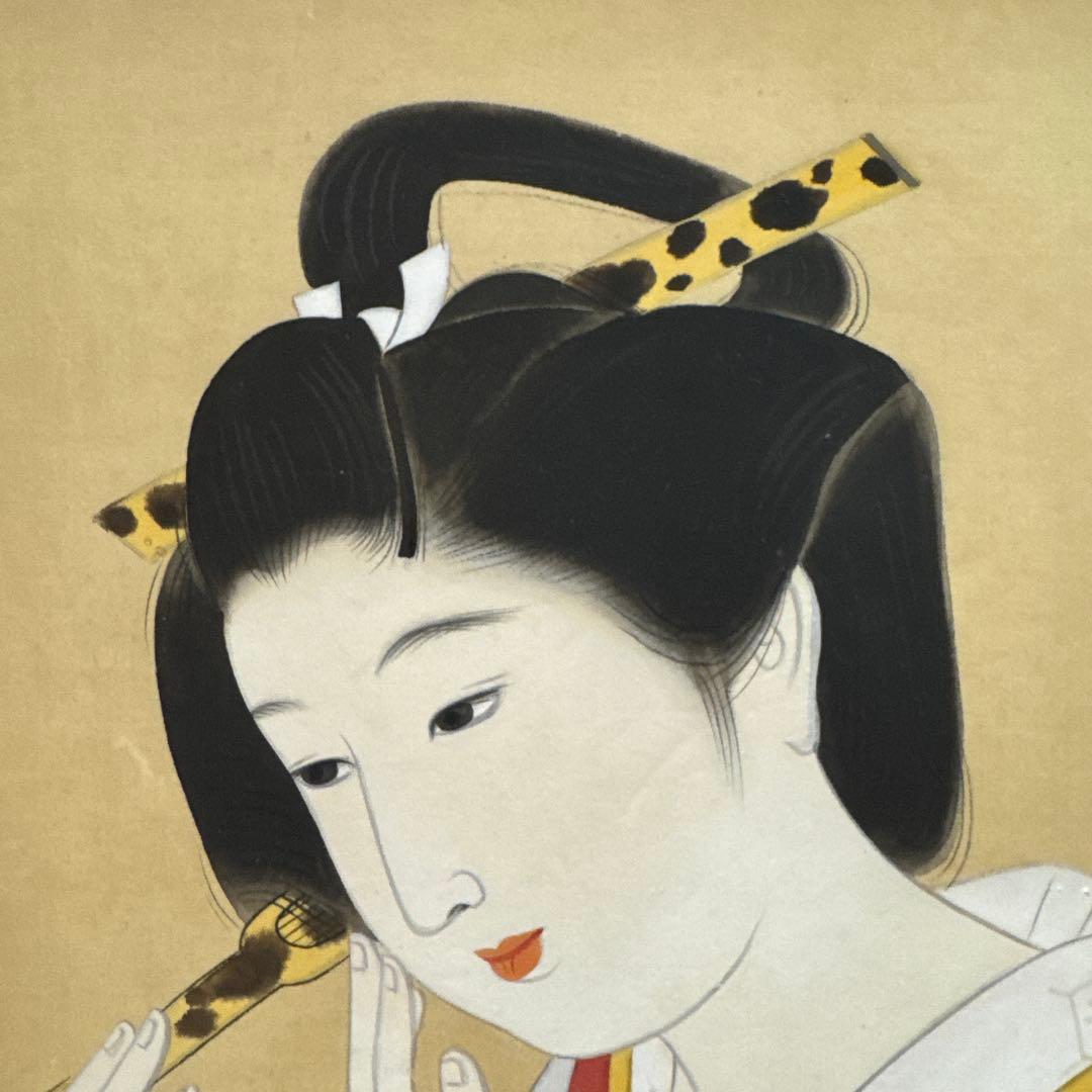 日本画 女性の肖像画