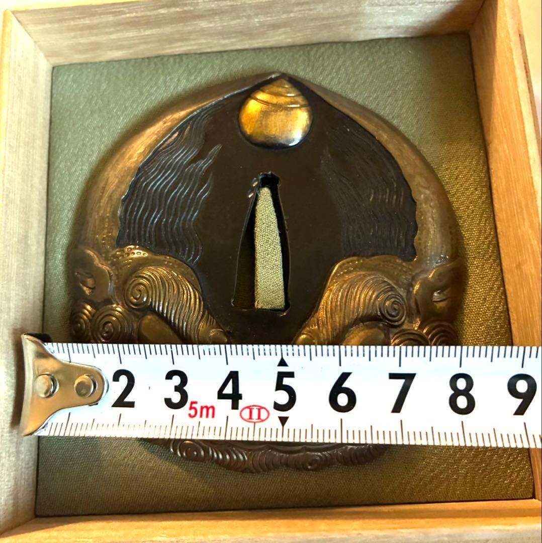 鍔　明珍勝見　紀宗長作