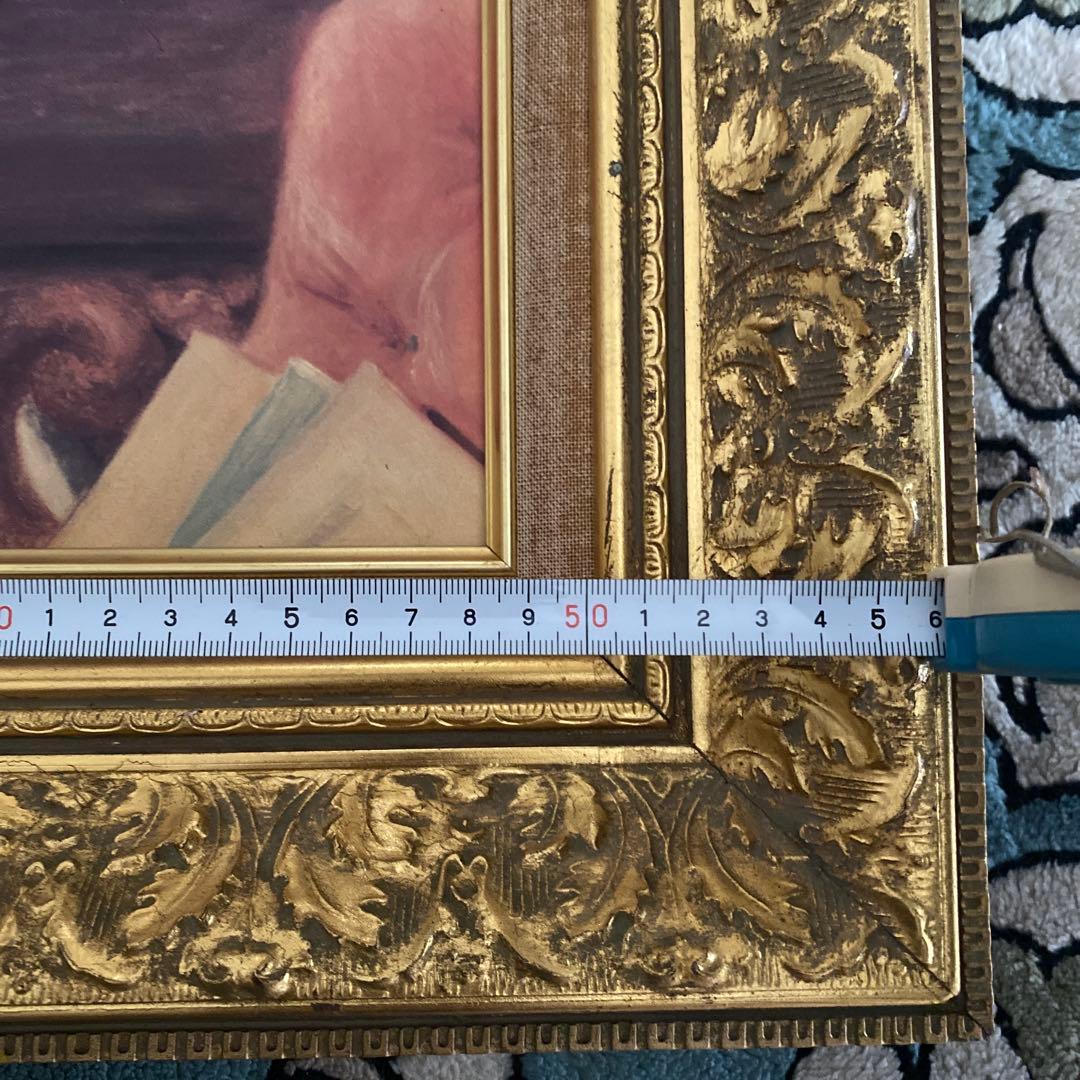 y*a様 絵画ピエール・オーギュスト・ルノワール 「ピアノに寄る娘達」額入り