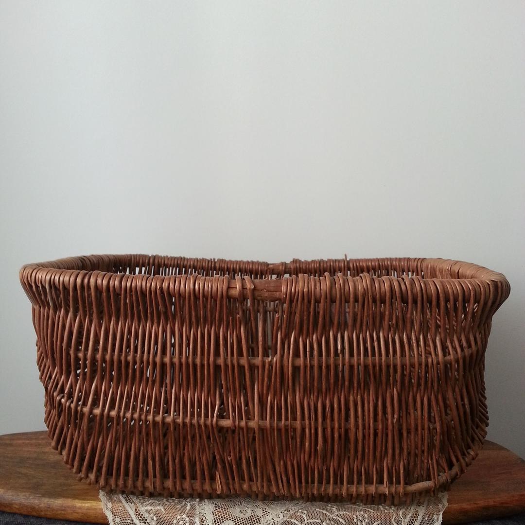 パニエ 籠 バスケット フランス アンティーク かご