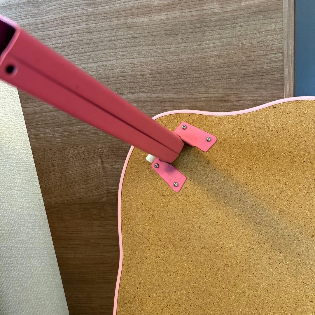 ハローキティ　1998年　ピンク千鳥柄　カオハナキティ　折りたたみ机