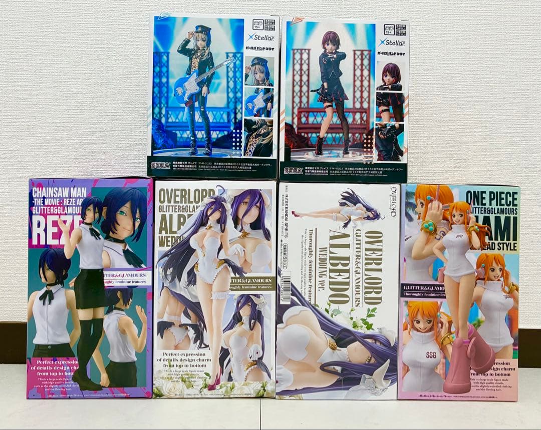 【人気アニメレディースフィギュア 6個セット】✳︎✳︎✳︎！