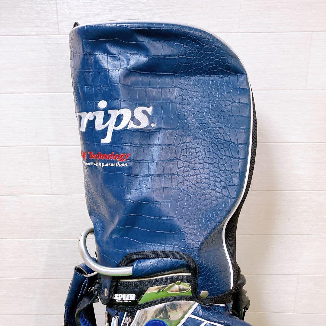 エリートグリップ　数量限定　キャディバッグ　スタンド式　3点式　クロコダイル