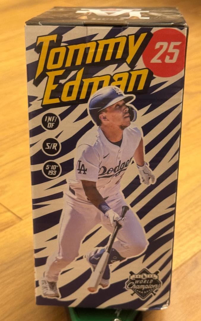 トミーエドマン☆スタジアム限定配布☆ボブルヘッド☆未開封☆背番号: 25