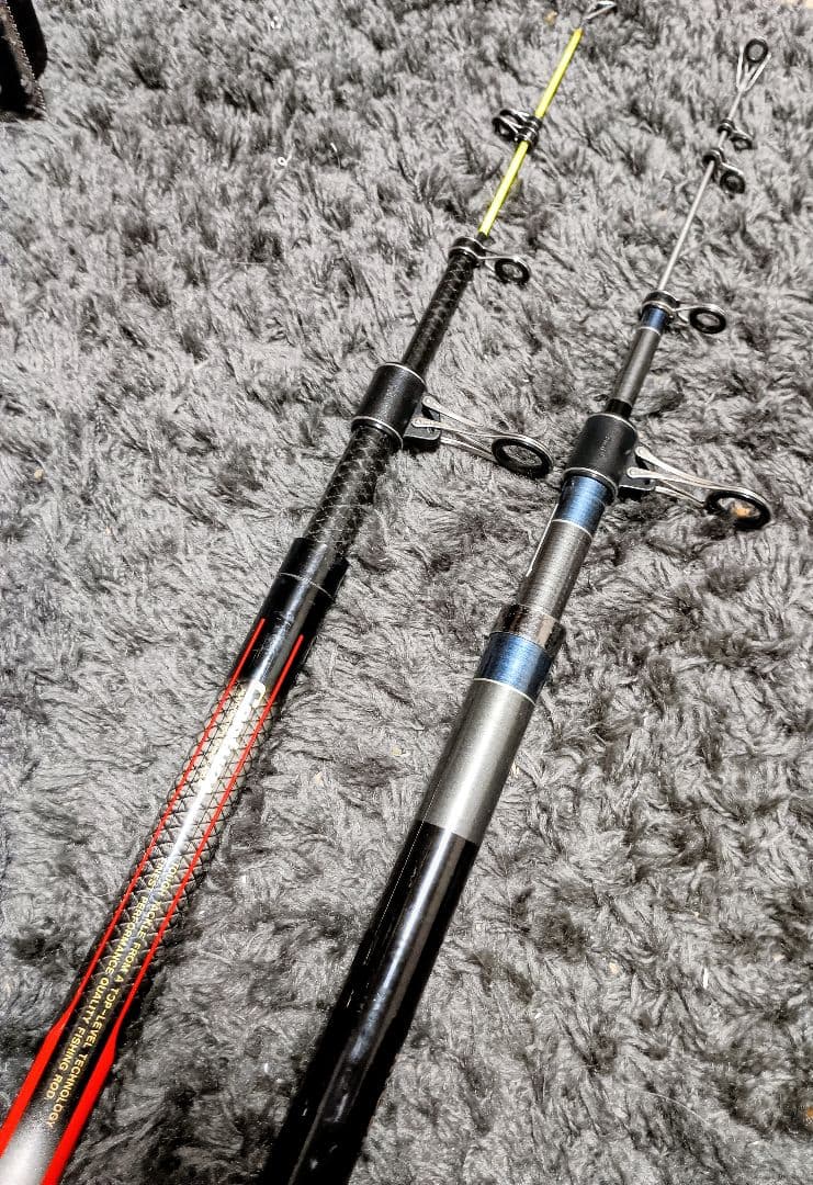 リョービダイナキャスターEX420&オリムピックブラックサーフ390投げ竿まとめ