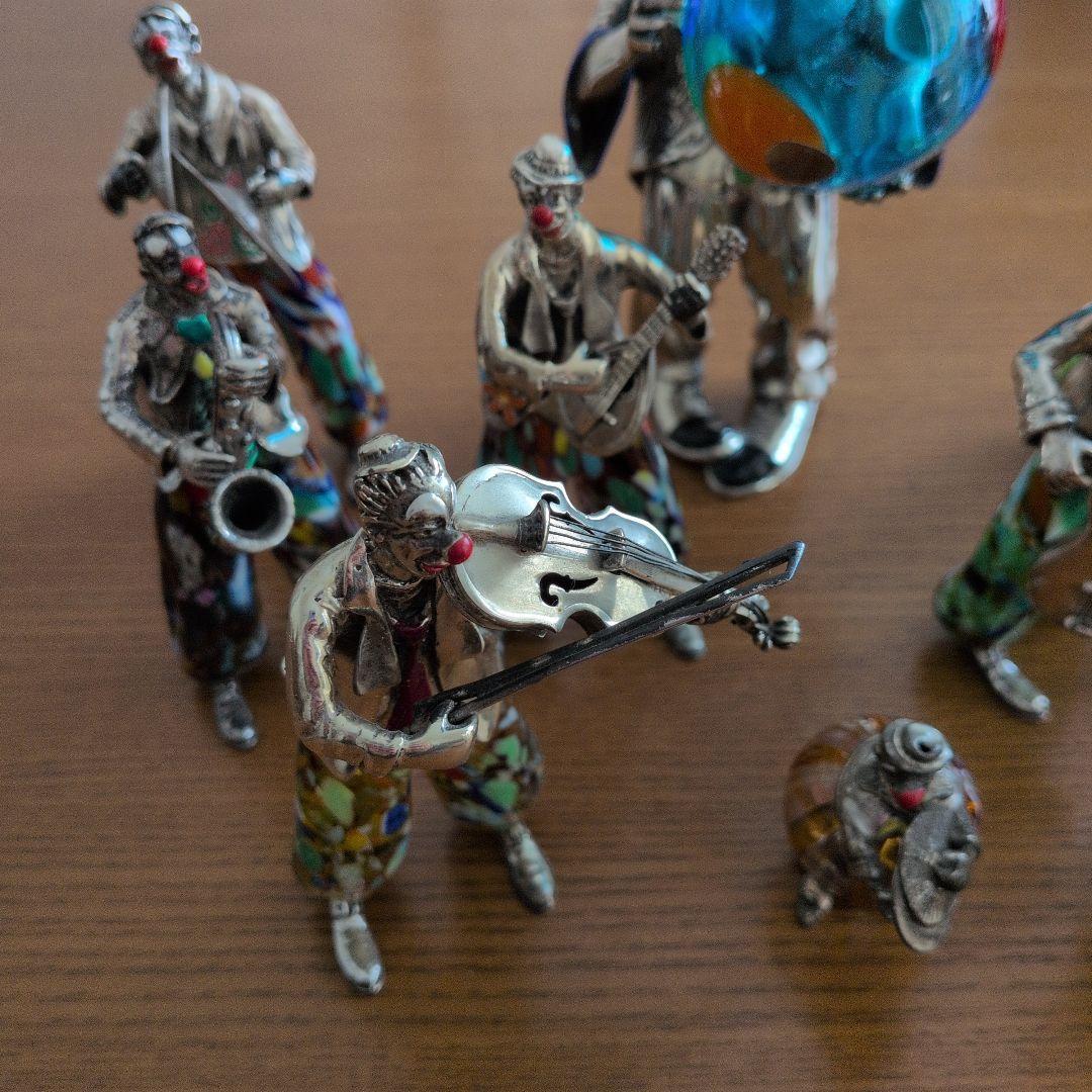 専用再出品 MURANO ムラノガラス ANGINI作 アンティーク人形セット