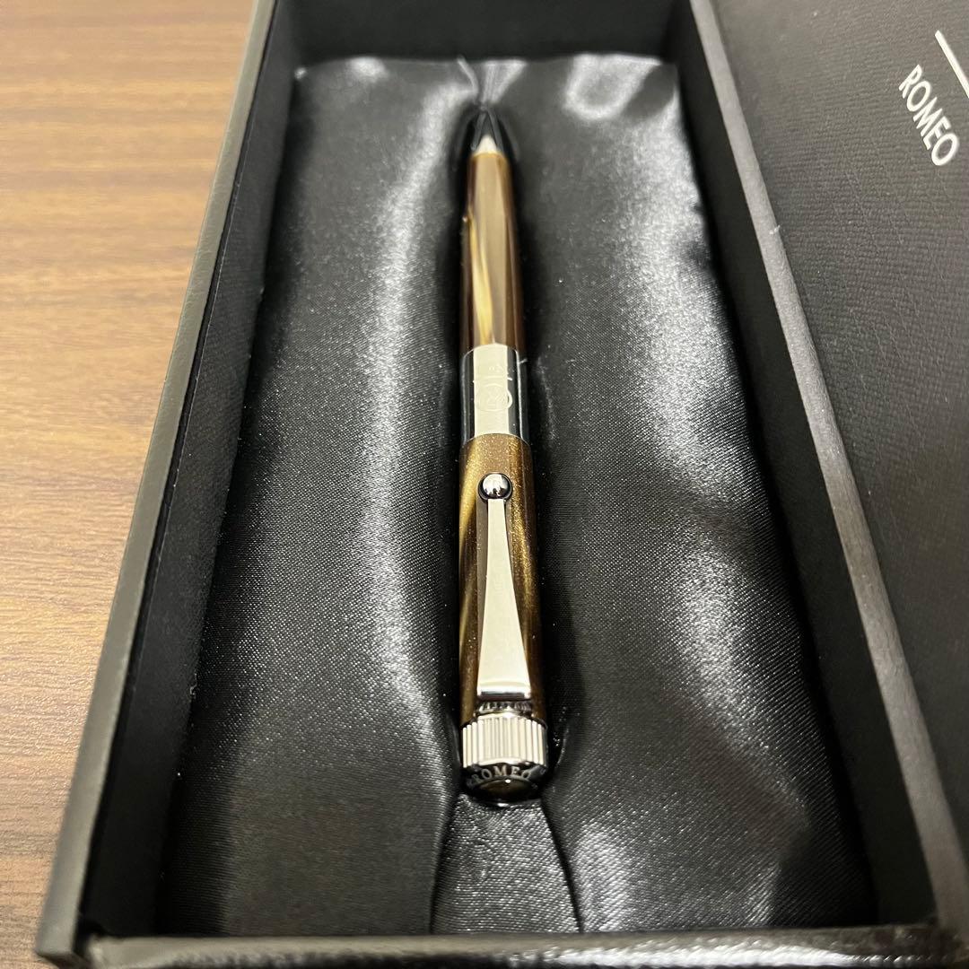 ROMEO No.3イタリアングレー細軸 ボールペン本体