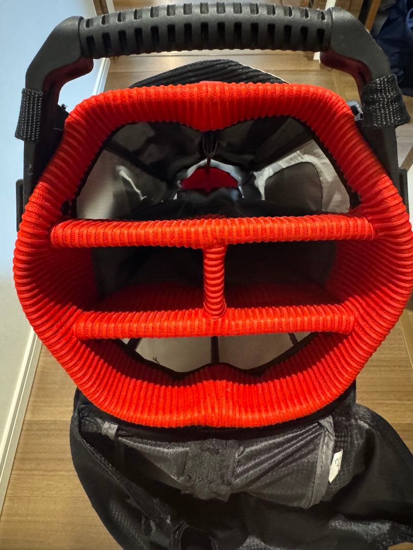 SUN MOUNTAIN スタンドバッグ ホワイト/ブラック/レッド