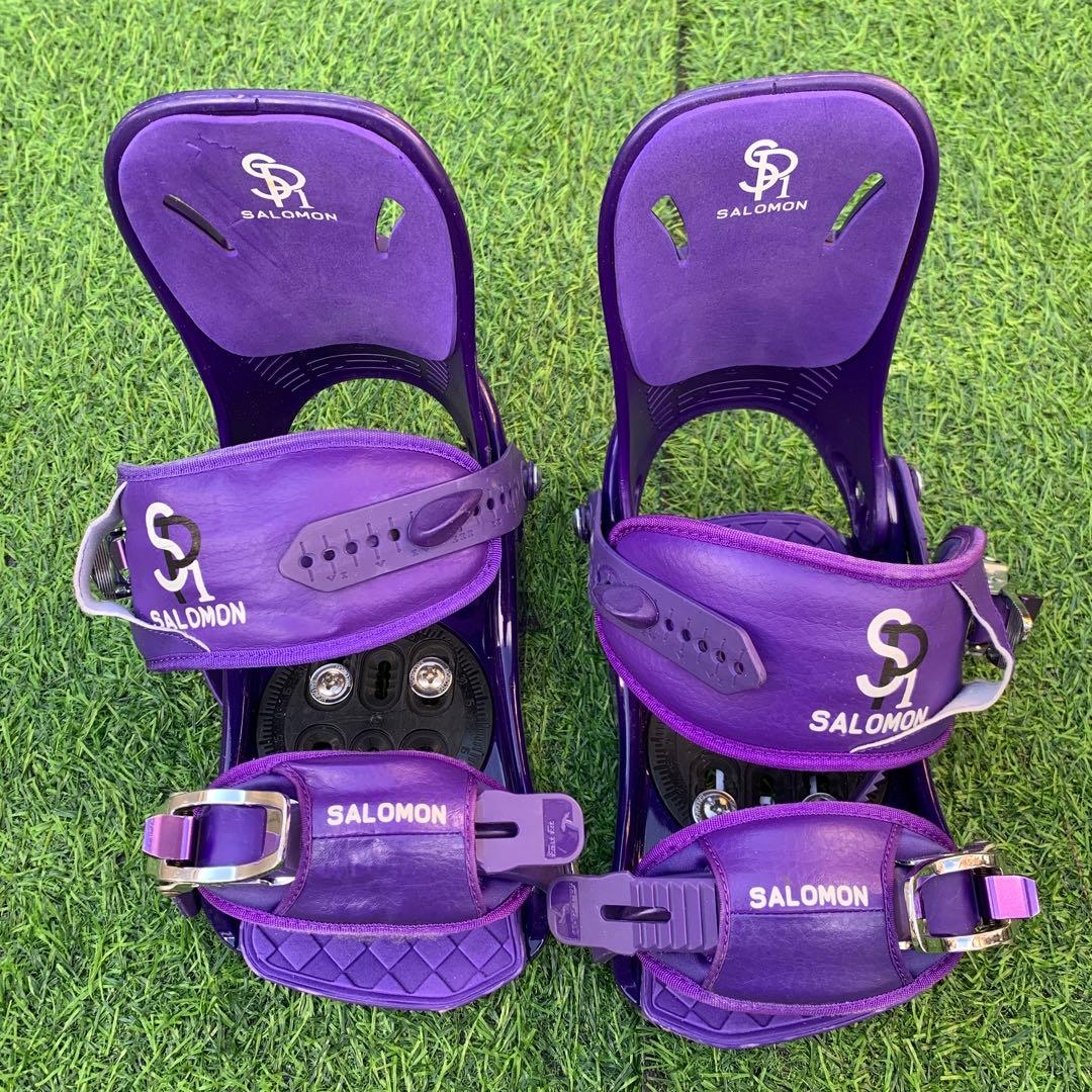 SALOMON スノーボード ビンディング 紫