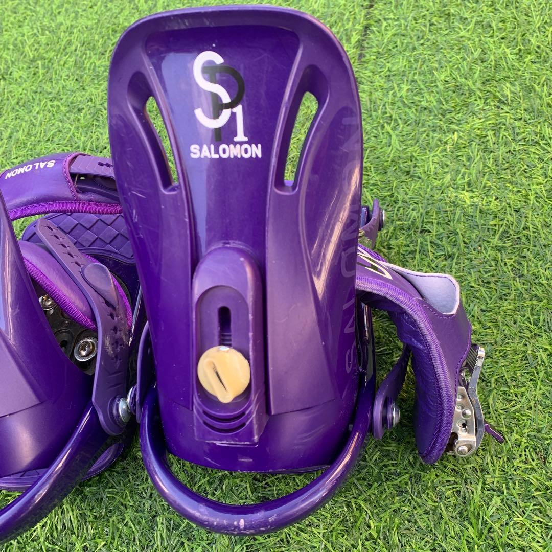 SALOMON スノーボード ビンディング 紫