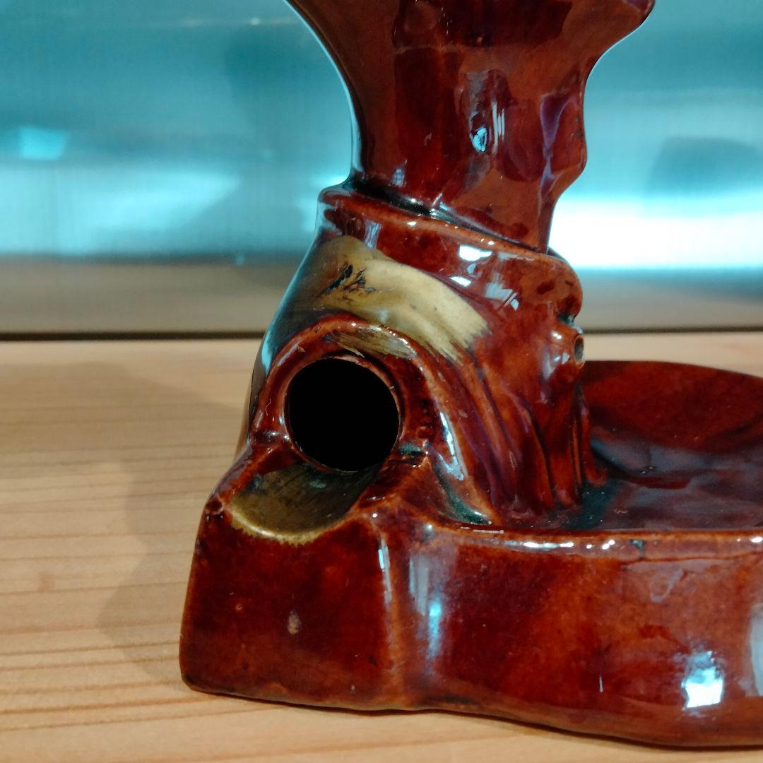 ビンテージ　四つ目　4つ目　置物　ミッドセンチュリー　酔っ払い トレイ