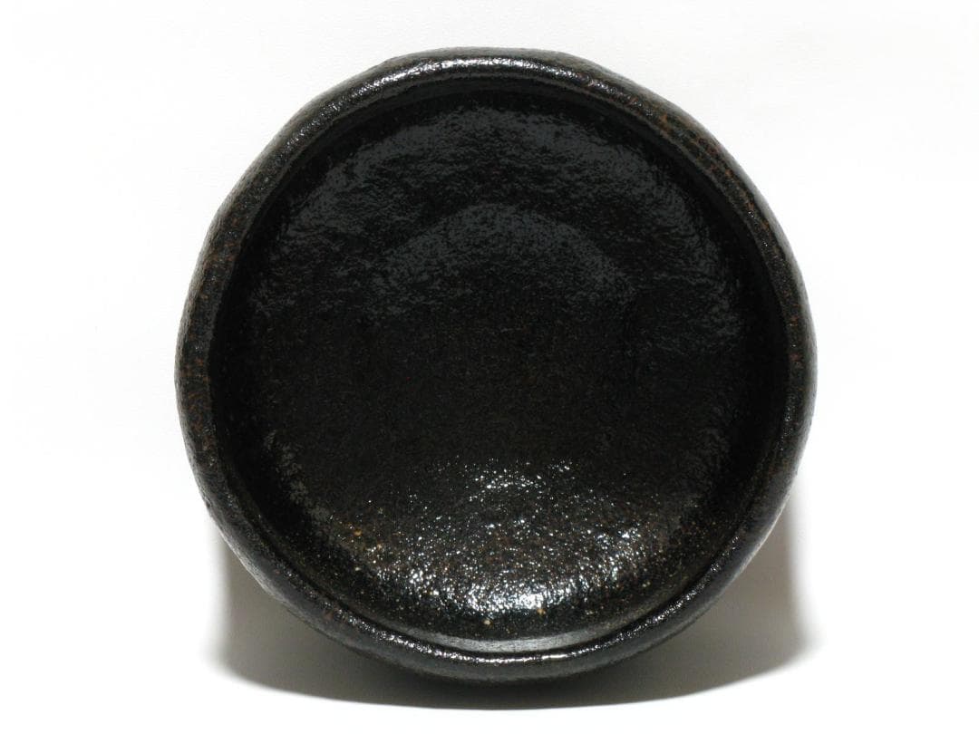 初代 村田陶隠 作『黒楽 茶碗』共箱 共布 検索 楽吉左衛門 小川長楽 表千家