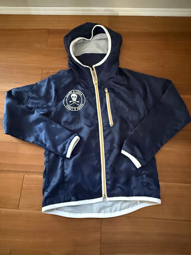 MARK & LONA フード付きジャケット ネイビー