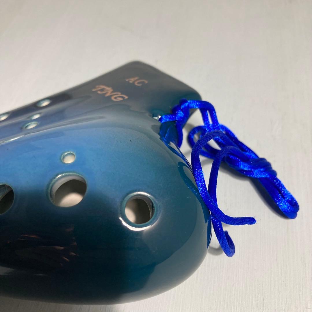 【新品未使用】TNGオカリナ トリプル アルト C管 グラデーションブルー
